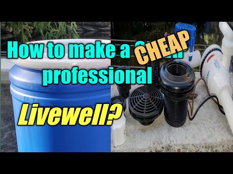 DIY: How to make a very cheap professional live well bait tank.