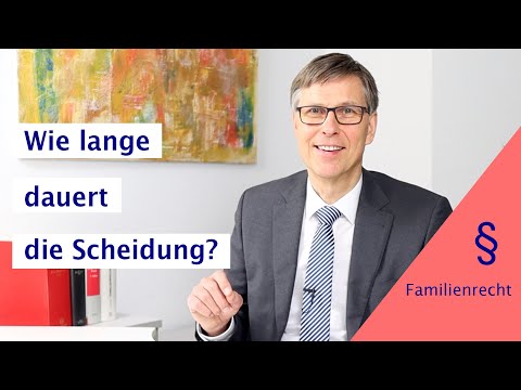 Die Dauer des Scheidungsverfahrens