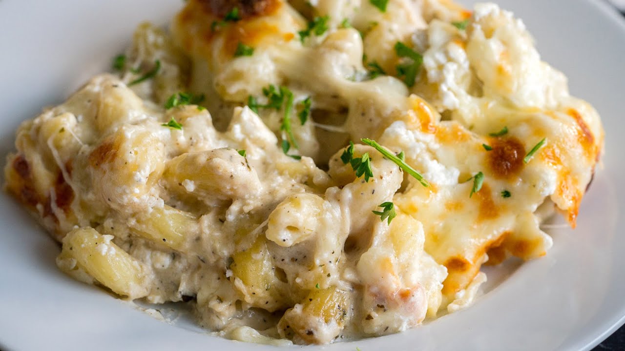 Million Dollar Chicken Alfredo Bake