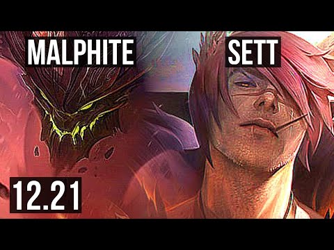 MALPHITE vs SETT (TOP) | Rank 6 Malph, 3/2/12 | EUW Challenger | 12.21