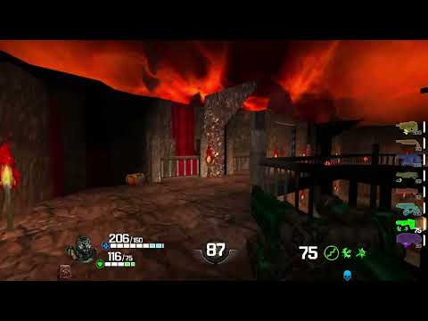 Doom II: HontE Remastered + Quake Champions: Doom Edition - M25 - [Very Hard - 100% Kills & Secrets]