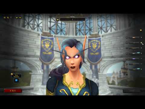 NEW FEMALE Void Elf Customization Options | WoW Shadowlands PTR 9.1.5