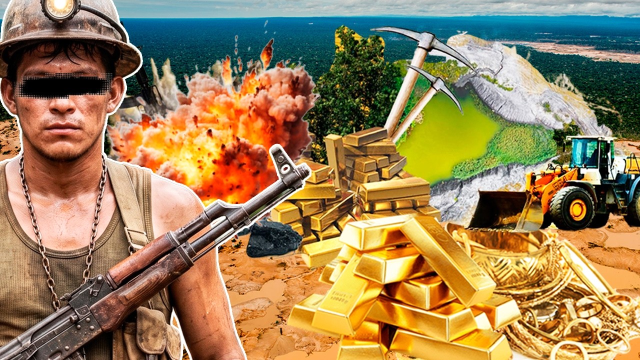 🪙⛏️ Cómo el ORO Ilegal Financia a CÁRTELES, GUERRILLAS y PANDILLAS de SUDAMÉRICA 🌎