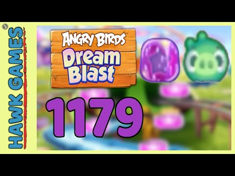 Angry Birds Dream Blast Level 1179 Hard - Walkthrough, No Boosters