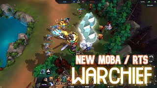 Warchief - a New MOBA RTS game (closed beta gameplay)
