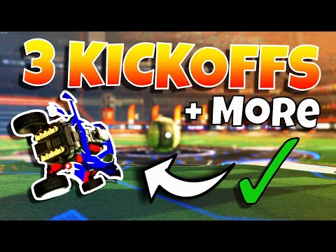 The ULTIMATE KICKOFF TUTORIAL in Rocket League | 3 BEST Kickoffs