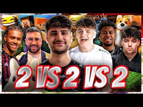 2vs2vs2 WIN CHALLENGE - ELI & ELDOS vs MERT & WILLY vs SID & MUSTI 👀🔥um 1000€ + Hotchip 🌶️