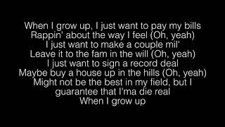 NF- When I Grow Up Lyrics NF- When I Grow Up Lyrics