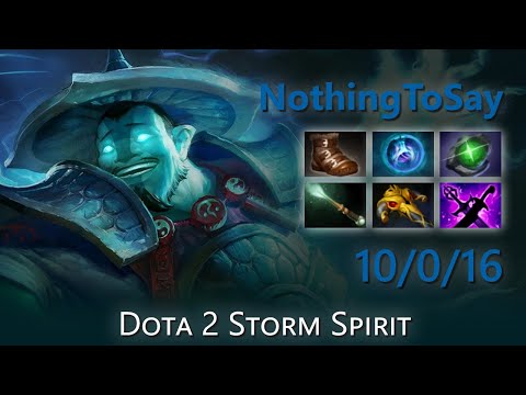 "NothingToSay" 10/0/16 | Dota 2 Storm Spirit highlights