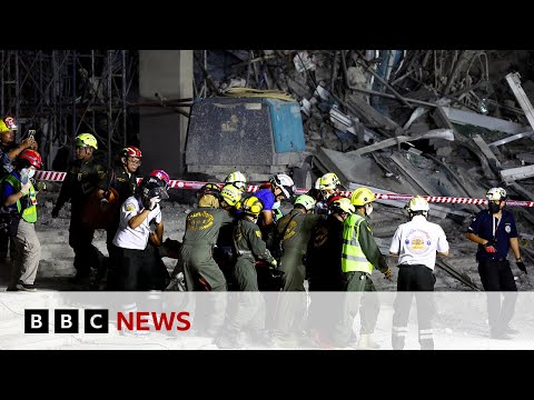 Hunt for survivors as Myanmar earthquake kills dozens | BBC News