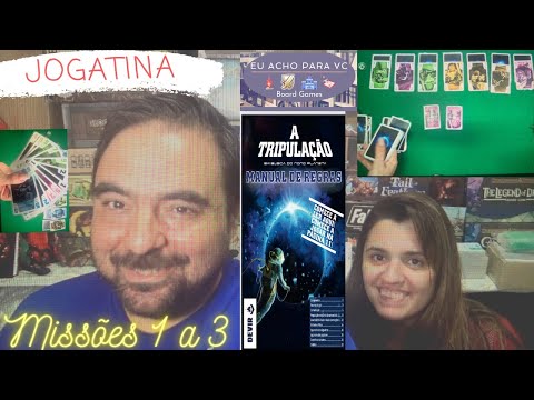 Gameplay A Tripulação - Em Busca do Nono Planeta- em 2 + o personagem automa (Jarvis)- Missões 1 a 3