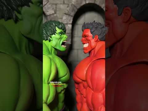 FaceOff:  Immortal Hulk Vs. Red Hulk QUICK LOOK Marvel SuperHero Action Figure Review