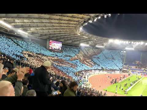 Coreografia derby. La Lazio non proviene da... la Lazio è. 🎣