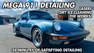 Epic Porsche 911 Turbo Detailing: Laser Cleaning, Dry Ice Cleaning & The WORKS