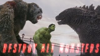 King Kong vs Godzilla vs Avengers Mashup - Destroy All Monsters (Fan Trailer)