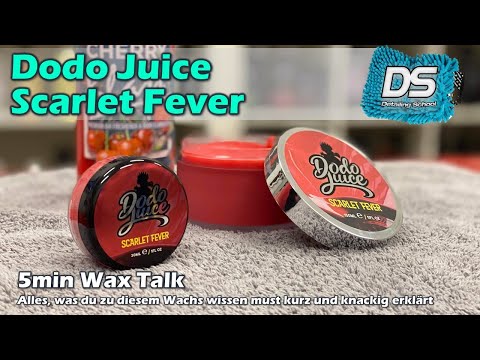 Car waxes in 5 minutes: Dodo Juice Scarlet Fever - Hybrid wax for warm paint colors with cherry s...