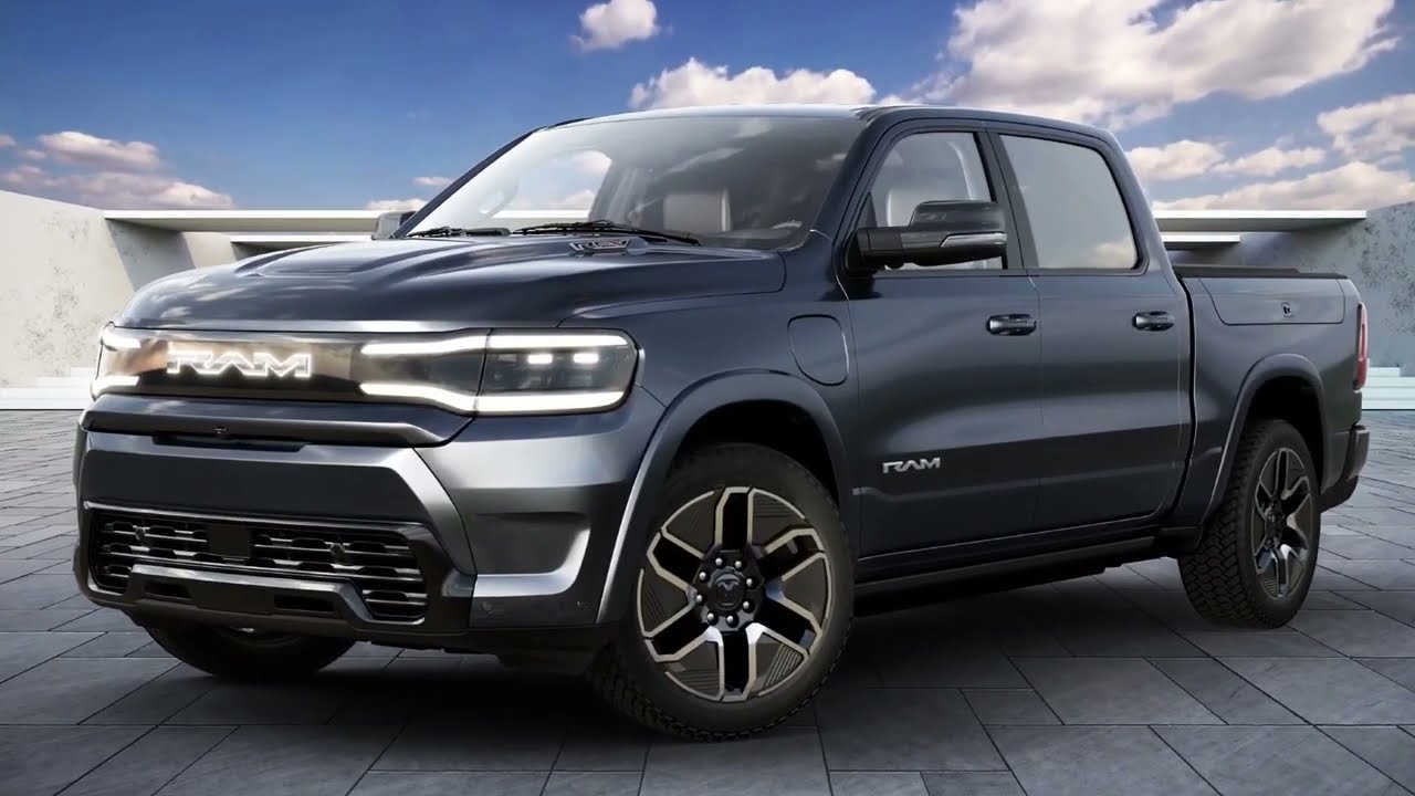 RAM 1500 REV: Mẫu xe bán tải chạy điện đầu tiên của Ram