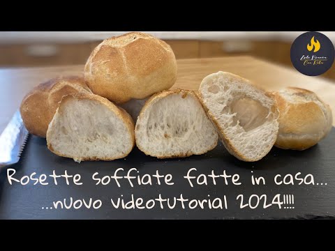 Rosette soffiate nuovo metodo più semplice | tutorial completo pane Rosetta