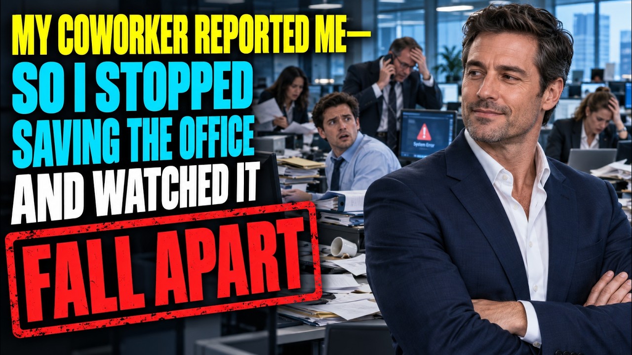 My Coworker Reported Me—So I Stopped Saving the Office and Watched It Fall Apart