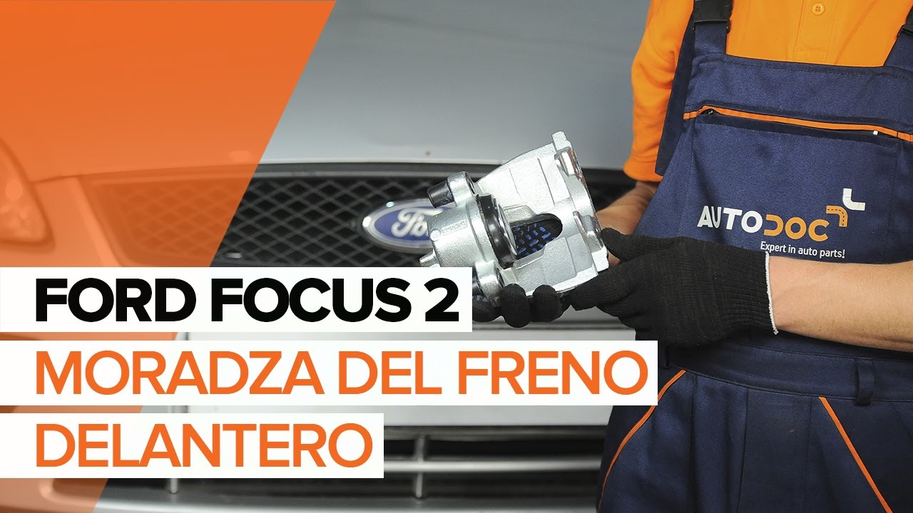 Cómo cambiar: pinza de freno de la parte delantera - Ford Focus MK2 | Guía de sustitución
