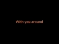 With You Around by Yellowcard Lyrics 