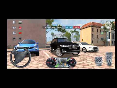 BMW Series 8 SUV in taxi Sim 2020