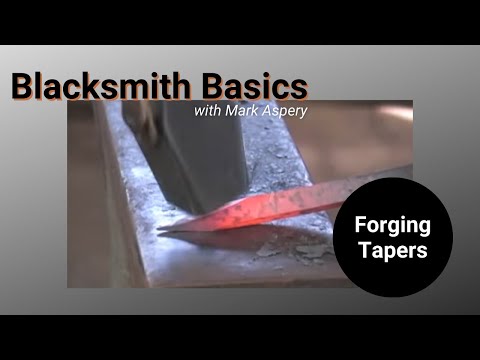 Blacksmith Basics: How to Draw Out a Taper (ABANA National Curriculum Level I)