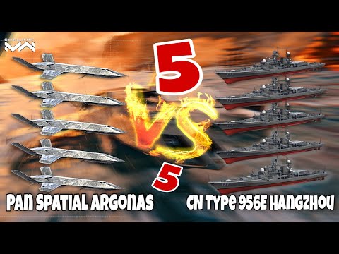 Pan Spatial Argonas Vs CN Type 956E Hangzhou | Modern Warships