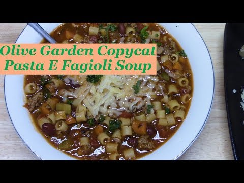 OLIVE GARDEN COPYCAT PASTA E FAGIOLI