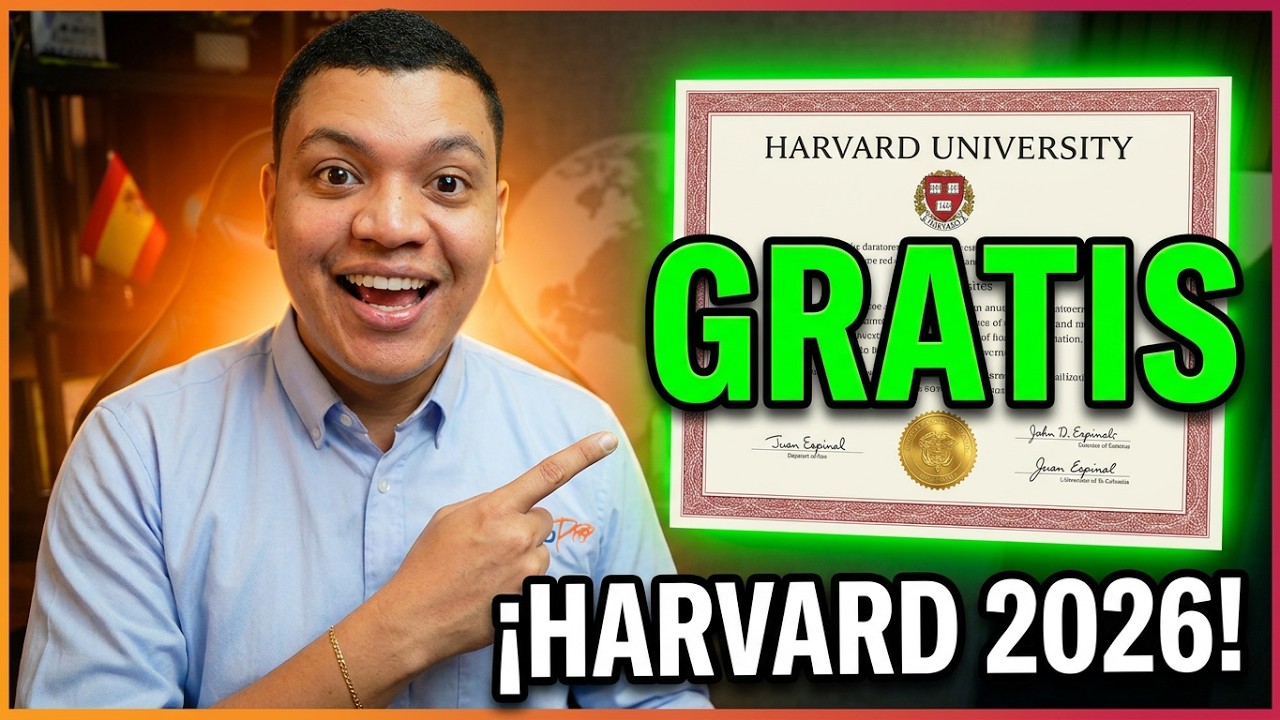 Estudia en HARVARD 100% GRATIS y en Español 🇺🇸 (Beca Santander 2026)