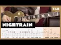 Guns N Roses Nightrain Guitar Tab Lesson Cover Tutorial