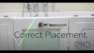 Ella's Bubbles: Proper Handle Installation