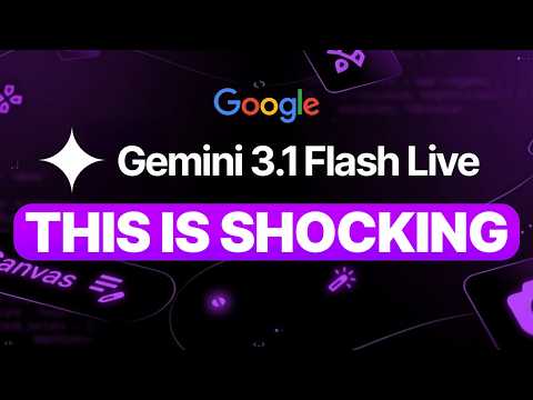 Build Anything with Gemini 3.1 Flash Live! Here's How..