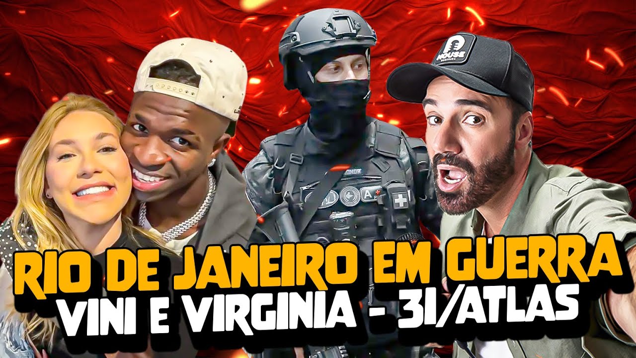 RIO DE JANEIRO EM GUERRA | VINI JR E VIRGINIA NAMORANDO | A DÚVIDA SOBRE O 3I ATLAS - DIOGO PORTUGAL