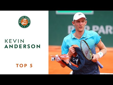 Kevin Anderson - TOP 5 | Roland Garros 2018