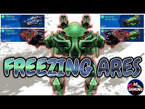 New Death Button ELDRITCH ARES - CRYO RIME ARES Gameplay - War Robots MK2 WR