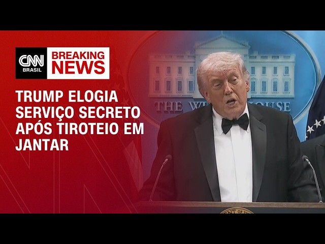 Trump discursa na Casa Branca após tiroteio em jantar | CNN BRASIL