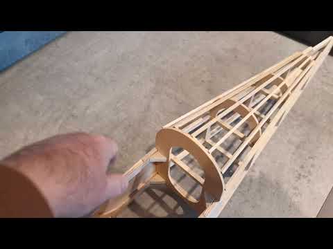 Building video blog Flair SE5A fuselage build video 2