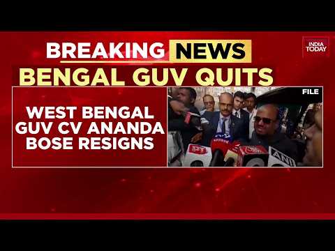 Breaking News: West Bengal Governor CV Ananda Bose Resigns, Leaves For Delhi Ahead Of WB Elections