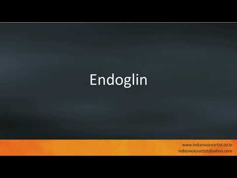 Pronunciation of the word(s) "Endoglin".