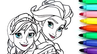 ROTULADOR MÁGICO DE FROZEN CON COLORES DEL ARCOIRIS Y DIBUJOS SORPRESA. Elsa , Ana, Olaf.