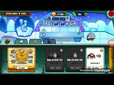 Diner Dash Level 185 Bintang 3 - GRILL 'N' CHILL
