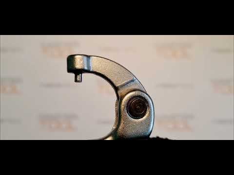 Ключ гаковий з носиком на шар з округленим болтиком в діапаз. M=15-35мм YATO Хр-Ванад., L=170мм [10]