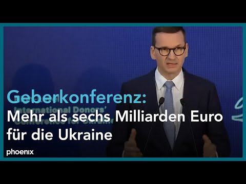 Internationale Geberkonferenz zur Einrichtung eines Solidaritätsfonds für die Ukraine