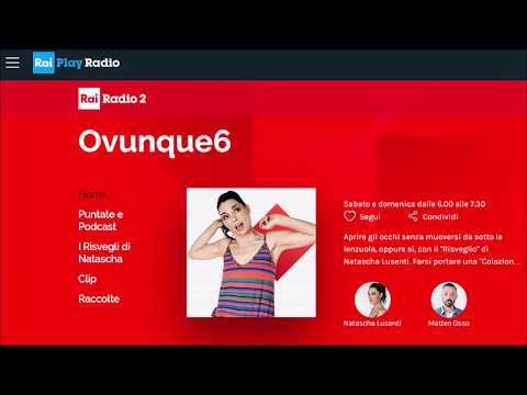 ovunque6 Rai Radio2 colazione con Villa Colle Olivi