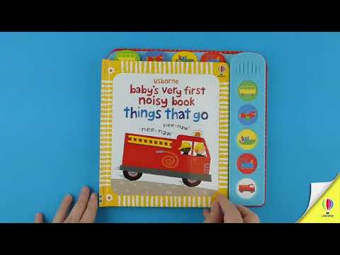Книга Baby's Very First Noisy Book: Things That Go video 1