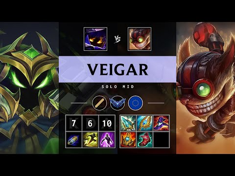 Veigar Mid vs Ziggs - EUW Diamond Patch 25.20