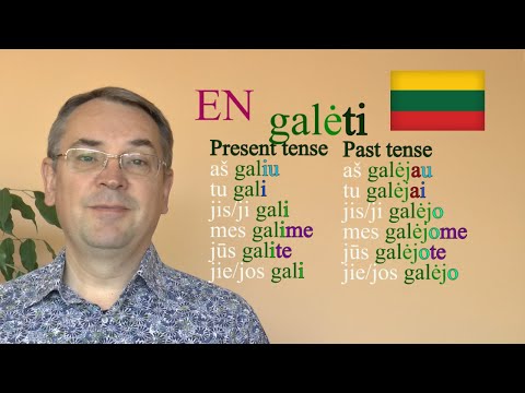 LITHUANIAN LESSON 155 - CAN, TO BE ABLE - Galėti