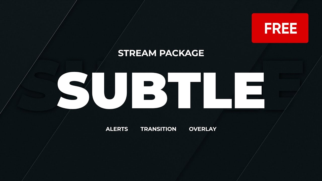 StreamElements Subtle Stream Package