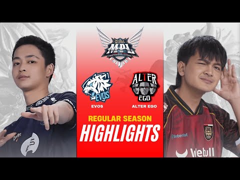 [HIGHLIGHTS] EVOS vs ALTER EGO REGULAR SEASON | MPL ID S16 EVOS vs AE
